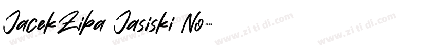JacekZiba Jasiski No字体转换